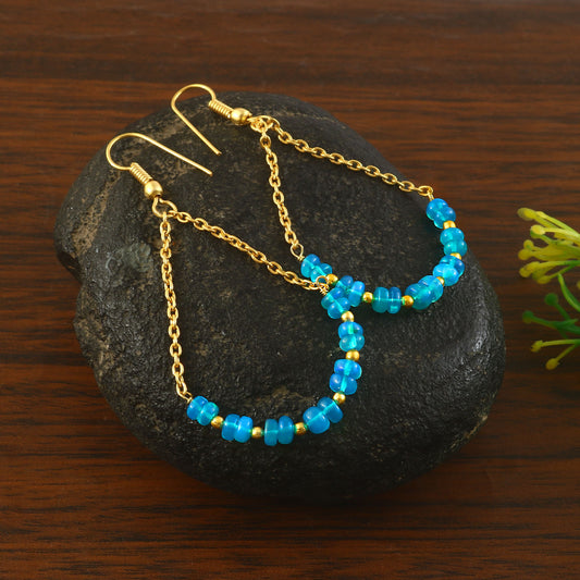 Minimalist Natural Ethiopian Opal Earrings